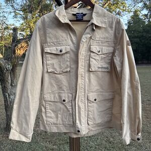 Browning Veracity Hunting Field‎ Jacket Men's Large Tan Utility Canvas
